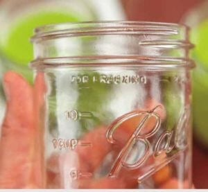 empty mason jar