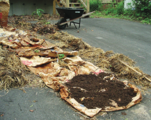 weed barrier for sheet mulching